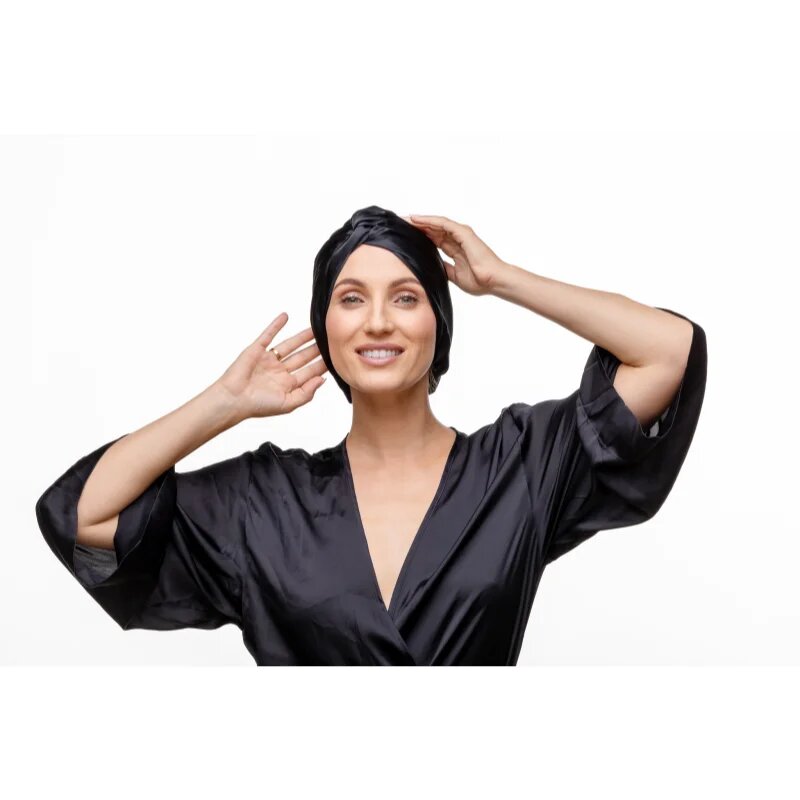 Notino Silk Collection Hair wrap turban din mătase pentru păr Pink 1 buc