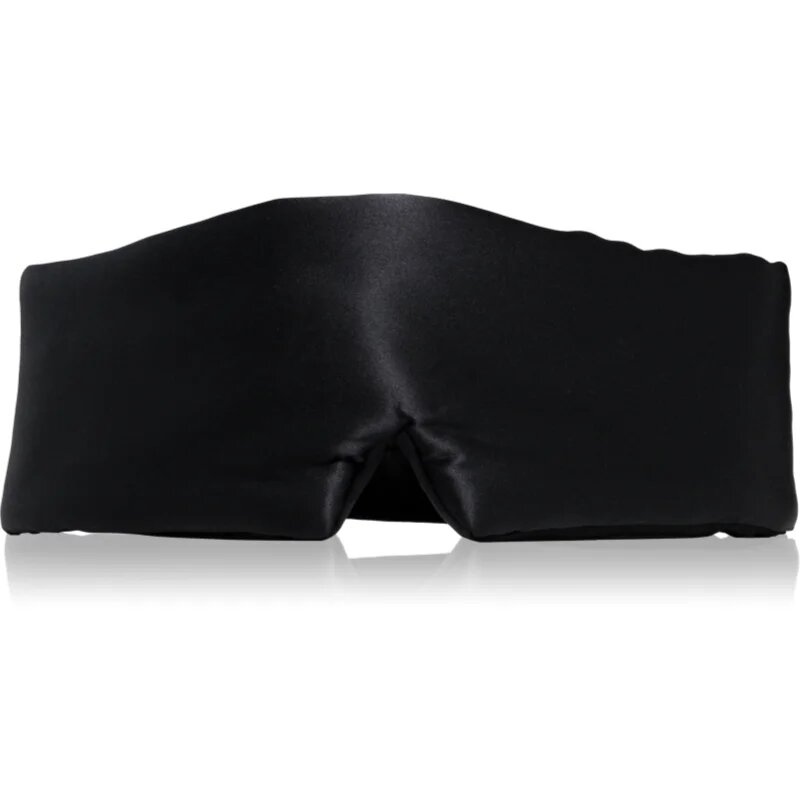 Notino Silk Collection Travel Sleeping Mask Black mască pentru dormit Black 1 buc