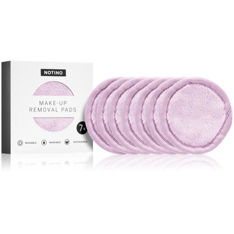 Notino Spa Collection Make-up removal pads dischete demachiante pentru make-up culoare Lilac 7 buc