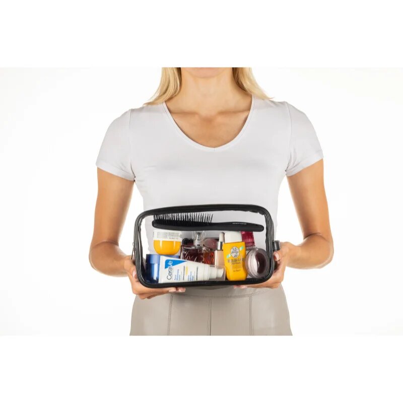 Notino Travel Collection Clear Organizer Set Set de călătorii Black
