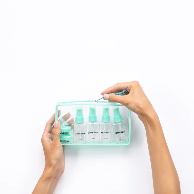 Notino Travel Collection Travel Bottle Set sticluțe pentru călătorie reutilizabile Aquatic