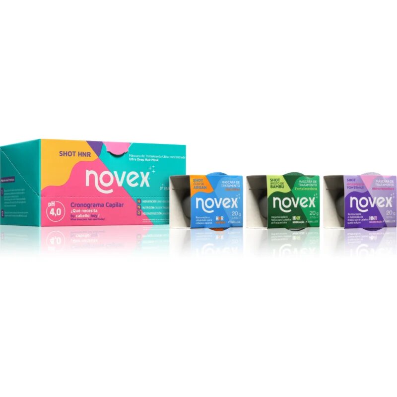 Novex PowerShot Masca de par 3x20 g
