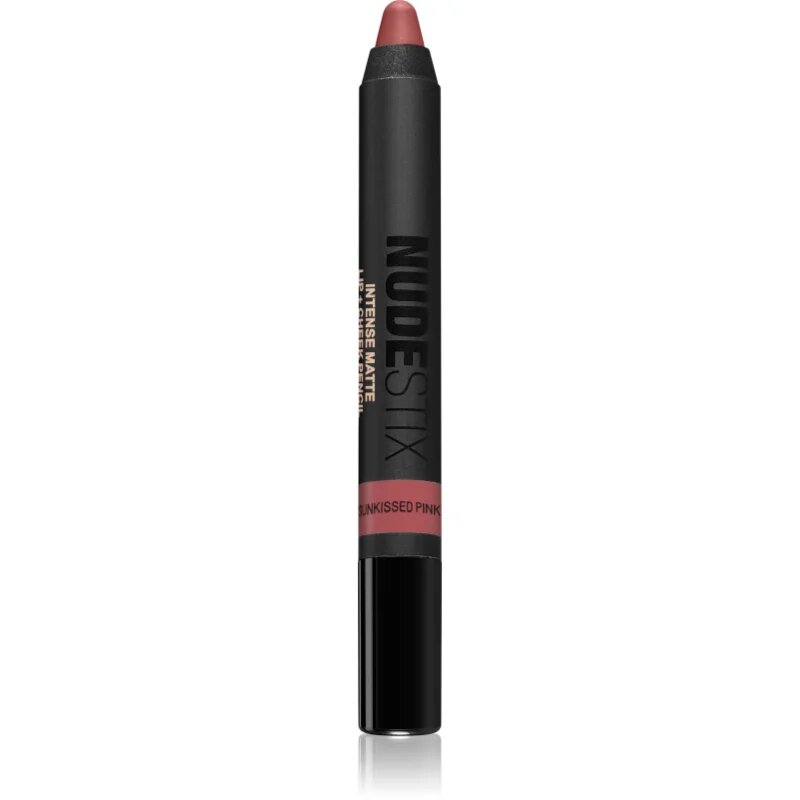 Nudestix Intense Matte creion universal buze si obraz culoare Sunkissed Pink 28 g