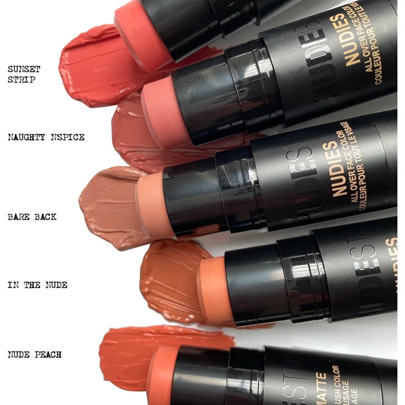 Nudestix Nudies Matte machiaj multifuncțional pentru ochi buze și față culoare Sunset Strip 7 g