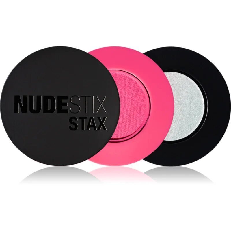 Nudestix Stax Set machiaj multifuncțional pentru ochi buze și față culoare Pinkglow 2x2.5 g