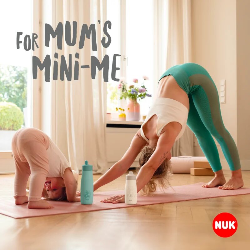 NUK Mini-Me Sip biberon pentru copii White 9m+ 1 buc