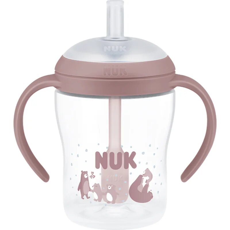 NUK Perfect Match Bear biberon cu pai 8m+ 1 buc