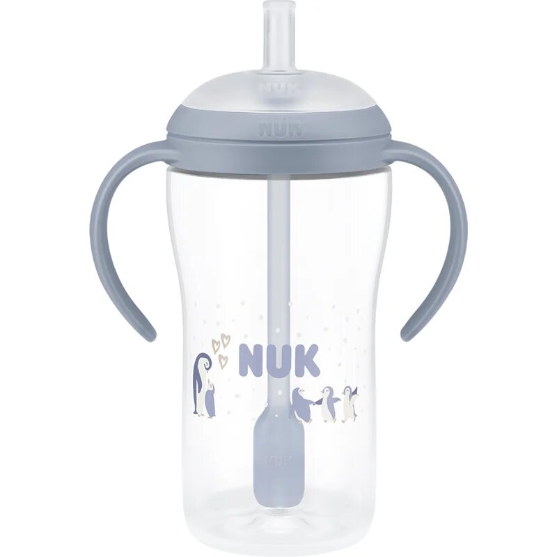 NUK Perfect Match Penguin biberon cu pai 8m+ 1 buc