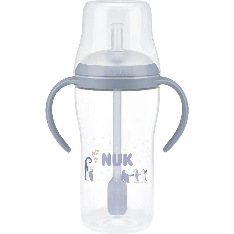 NUK Perfect Match Penguin biberon cu pai 8m+ 1 buc