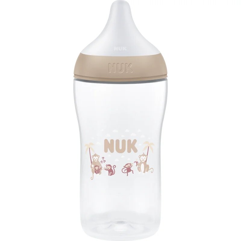 NUK Perfect Match XL Monkey biberon 6m+ 1 buc