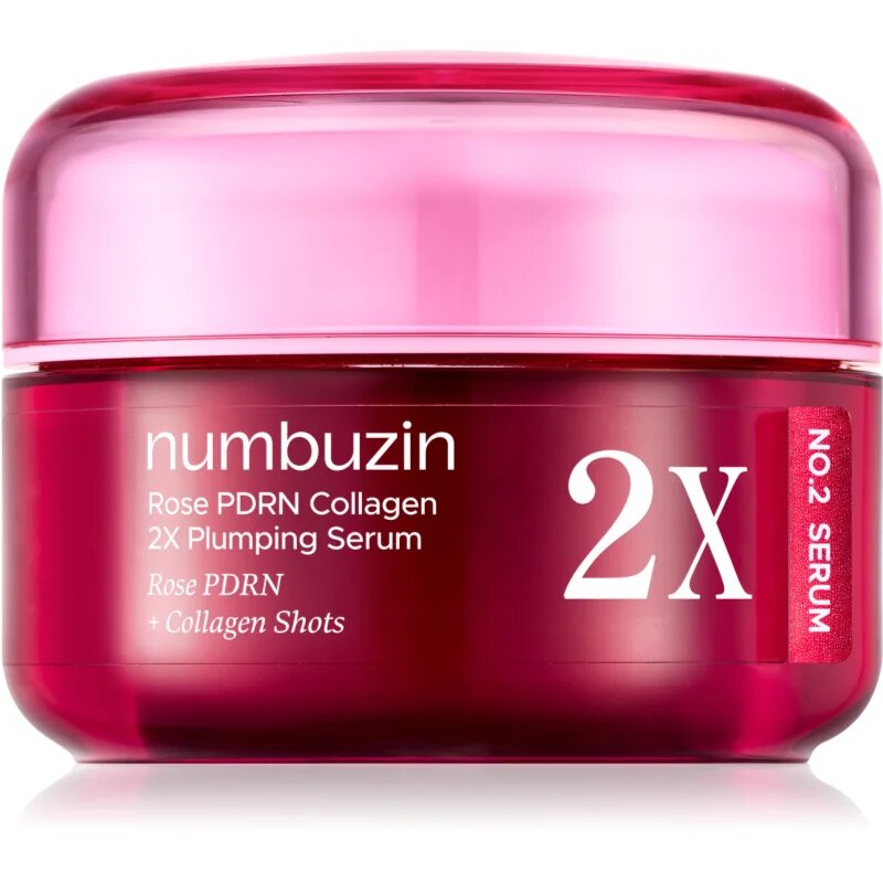 Numbuzin No. 2 Rose PDRN Collagen 2X Plumping Serum serum intensiv pentru fermitate cu efect de hidratare 30 ml