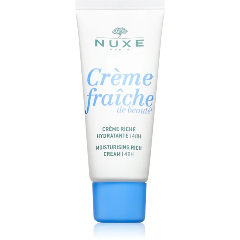 Nuxe Crème Fraîche de Beauté Moisturizing Rich Cream produs hrănitor pentru ten uscat sensibil si foarte uscat 30 ml