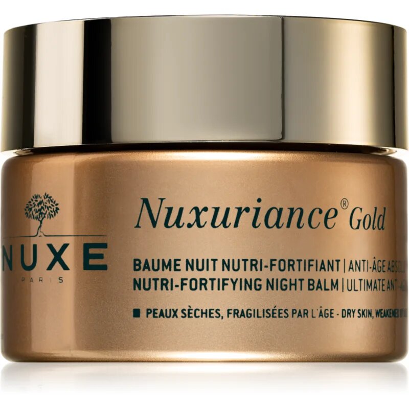 Nuxe Nuxuriance Gold balsam de noapte hrănitor pentru fortificarea tenului 50 ml