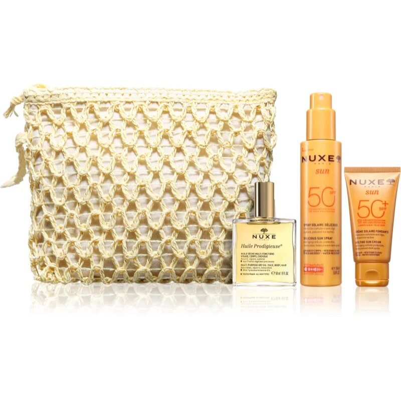 Nuxe Sun Silky Summer Routine set plaja