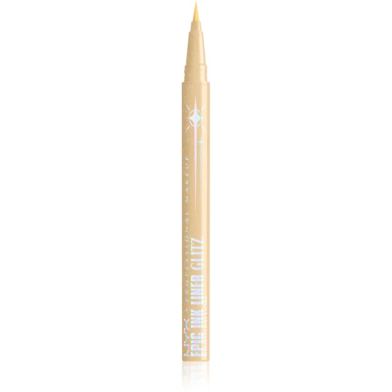 NYX Professional Makeup Bridgerton Royal Epic Ink Liner creion de ochi cu sclipici culoare 02 Glitzed In Gold 1 ml