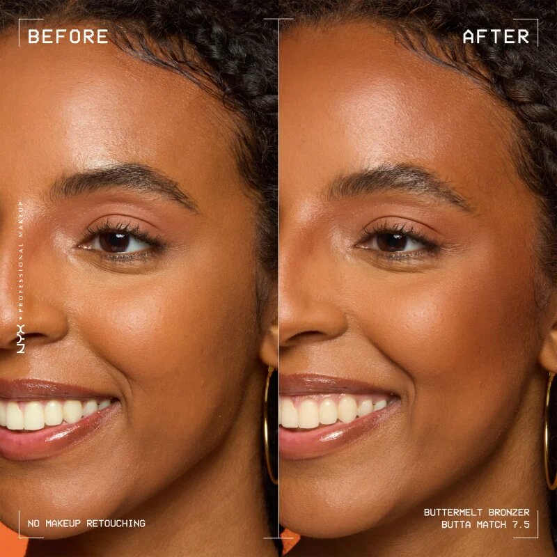 NYX Professional Makeup Buttermelt Bronzer autobronzant culoare 7.5 Butta Match 5 g