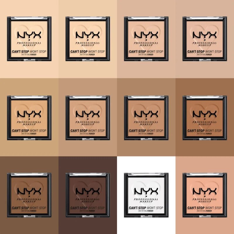 NYX Professional Makeup Can't Stop Won't Stop Mattifying Powder pudra matuire culoare 11 Bright Translucent 6 g