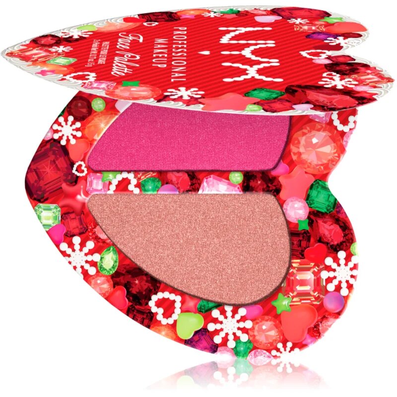 NYX Professional Makeup Face Palette Xmas paleta pentru fata multifunctionala culoare 02 10 g