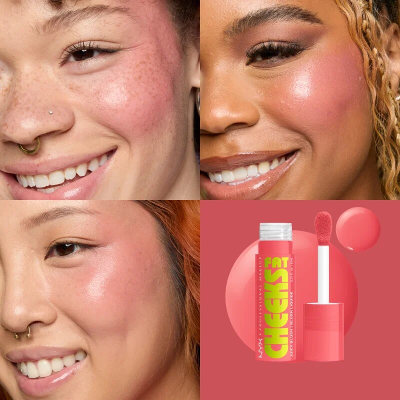NYX Professional Makeup Fat Cheeks Juicy Blush fard de obraz lichid culoare 02 Fig Fizz 8 ml
