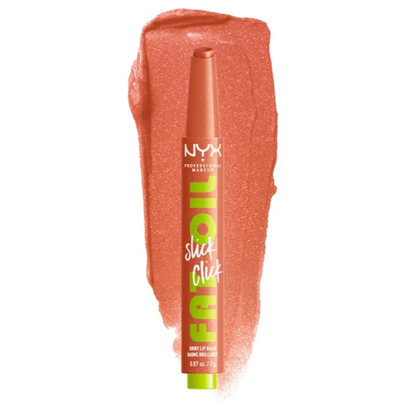 NYX Professional Makeup Fat Oil Slick Click balsam de buze colorat culoare 06 Hits Different 2 g