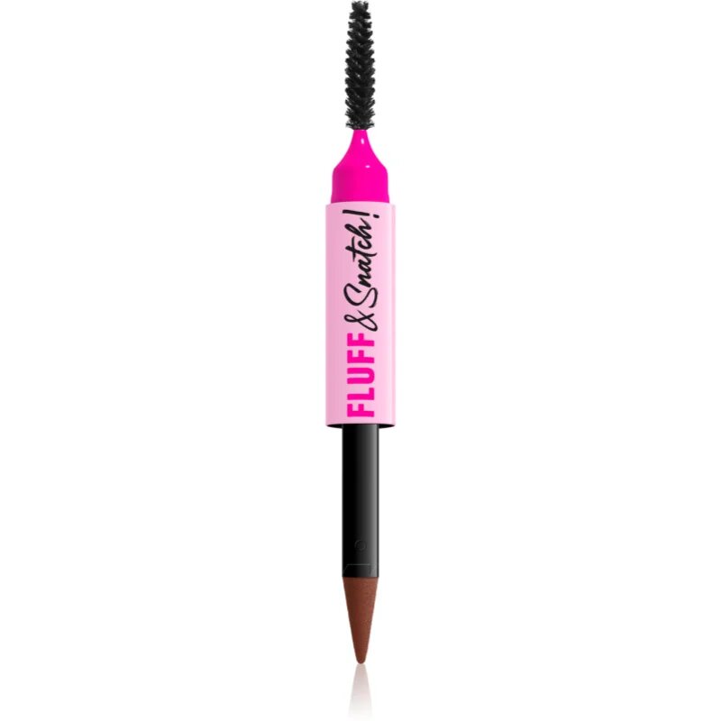 NYX Professional Makeup Fluff & Snatch creion pentru sprancene cu efect de pulbere culoare Rich Auburn 1 g