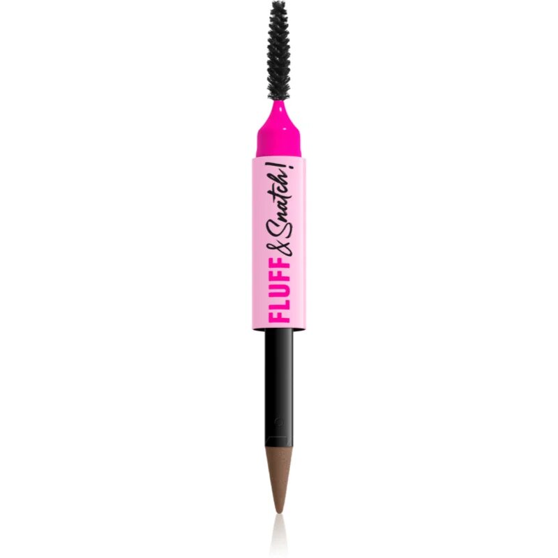 NYX Professional Makeup Fluff & Snatch creion pentru sprancene cu efect de pulbere culoare Taupe 1 g