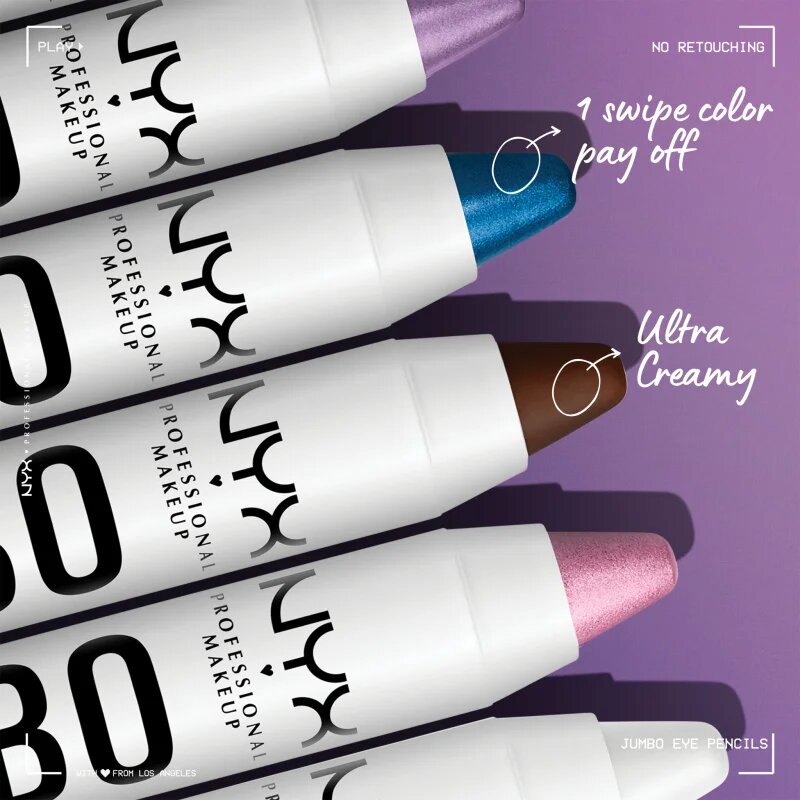 NYX Professional Makeup Jumbo eyeliner khol culoare JEP601 Black Bean 5 g