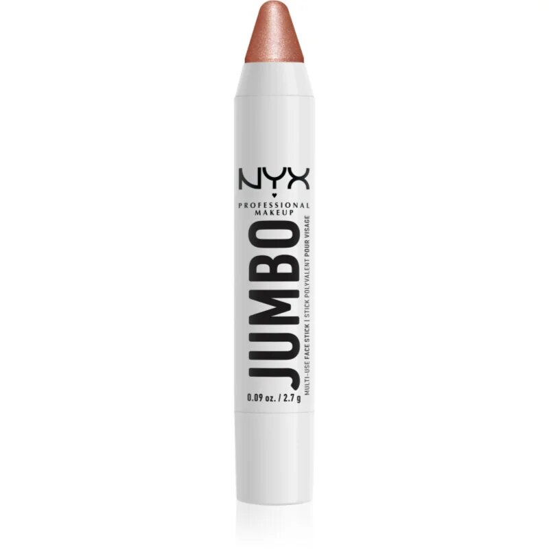 NYX Professional Makeup Jumbo Multi-Use Highlighter Stick crema de strălucire in creion culoare 01 Coconut Cake 2.7 g