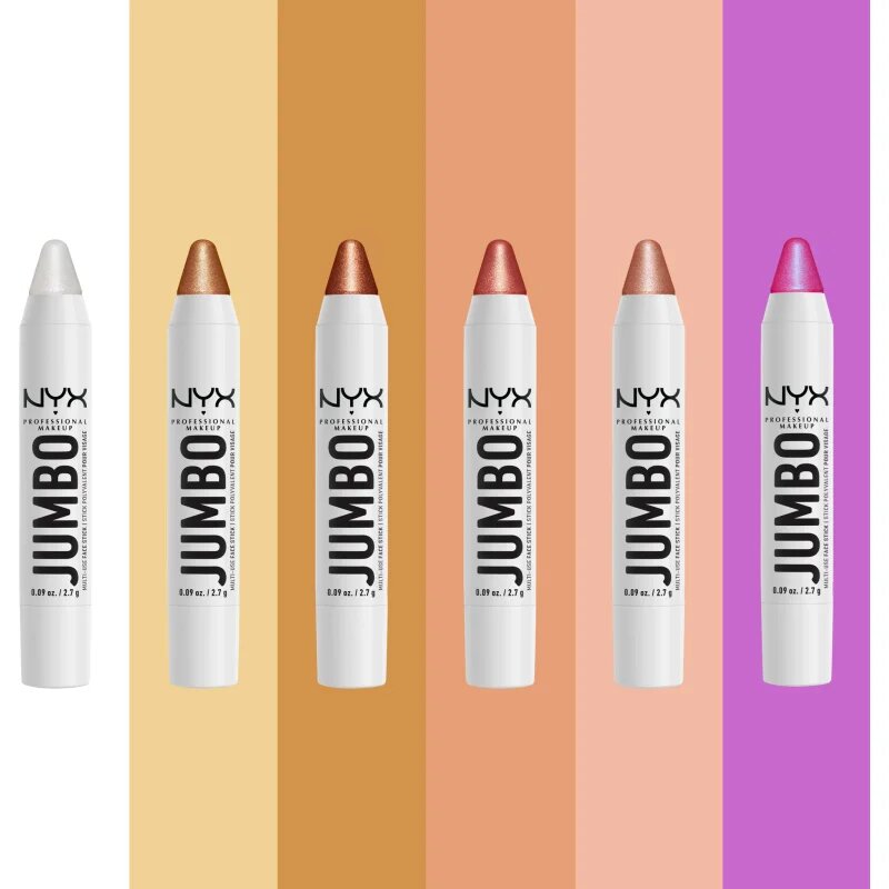 NYX Professional Makeup Jumbo Multi-Use Highlighter Stick crema de strălucire in creion culoare 01 Coconut Cake 2.7 g