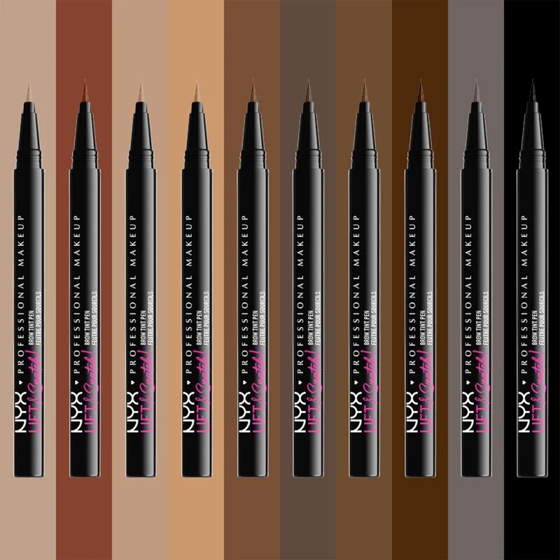 NYX Professional Makeup Lift&Snatch Brow Tint Pen creion pentru sprancene culoare 07 - Brunette 1 ml