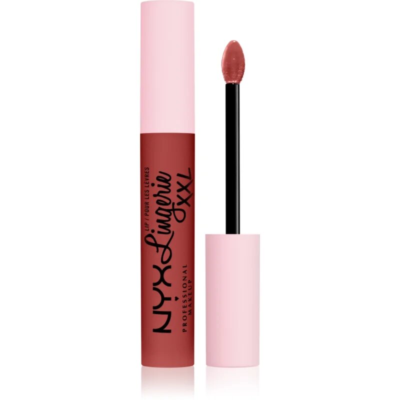 NYX Professional Makeup Lip Lingerie XXL ruj de buze lichid cu finisaj matifiant culoare 07 - Warm up 4 ml