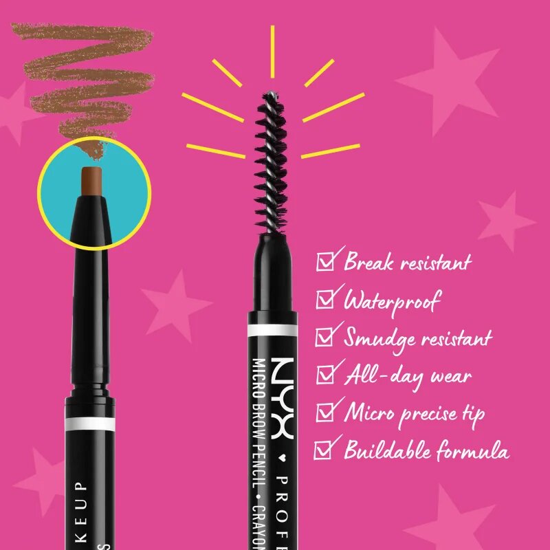 NYX Professional Makeup Micro Brow Pencil creion pentru sprancene culoare 03 Auburn 0.09 g