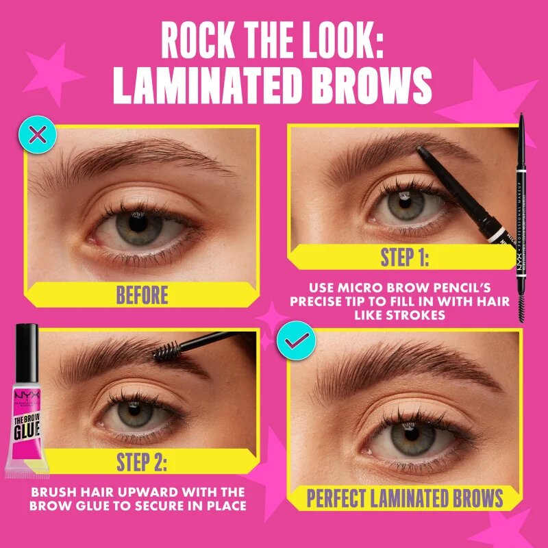 NYX Professional Makeup Micro Brow Pencil creion pentru sprancene culoare 05 Ash Brown 0.09 g