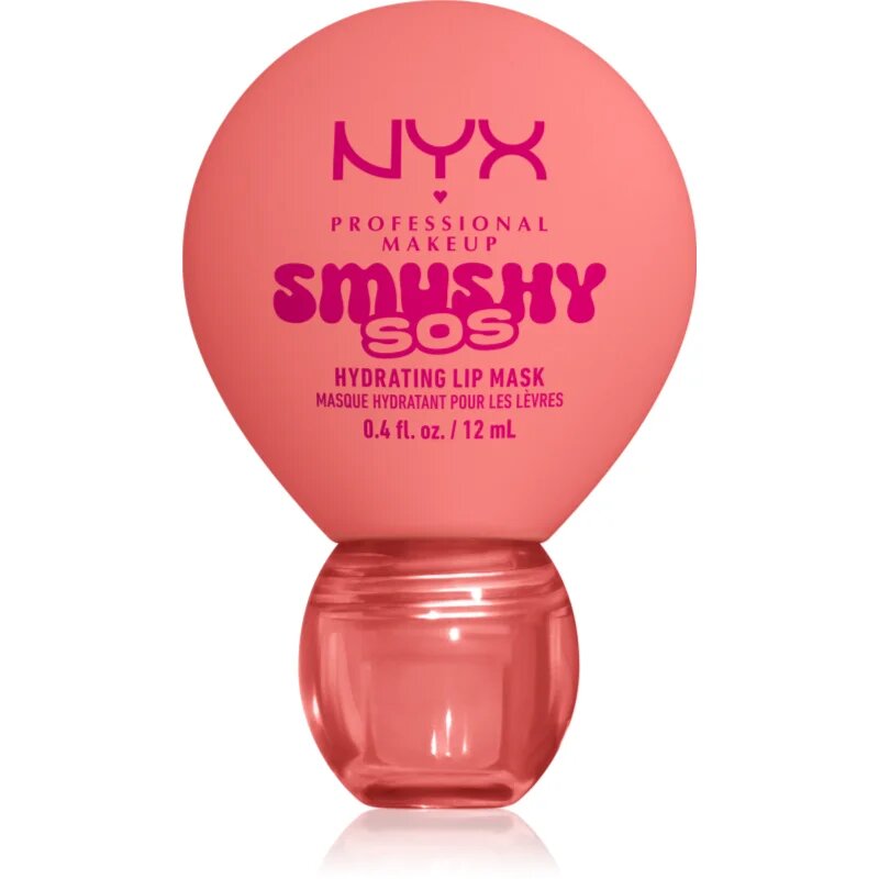 NYX Professional Makeup Smushy SOS mască hidratantă pentru buze culoare 03 Peachy Pamper 12 ml