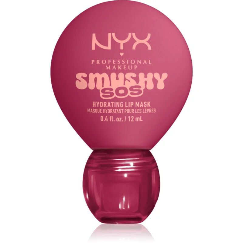 NYX Professional Makeup Smushy SOS mască hidratantă pentru buze culoare 06 Rose Recharge 12 ml