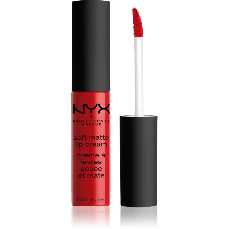 NYX Professional Makeup Soft Matte Lip Cream ruj lichid mat cu textură lejeră culoare 01 Amsterdam 8 ml