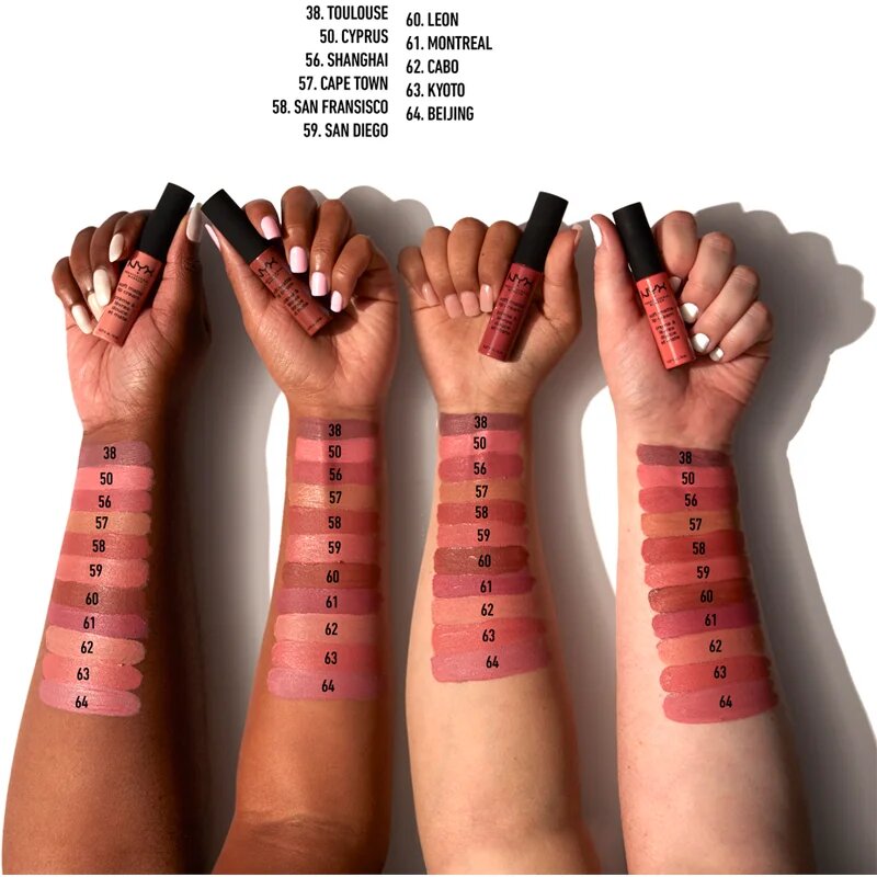 NYX Professional Makeup Soft Matte Lip Cream ruj lichid mat cu textură lejeră culoare 01 Amsterdam 8 ml