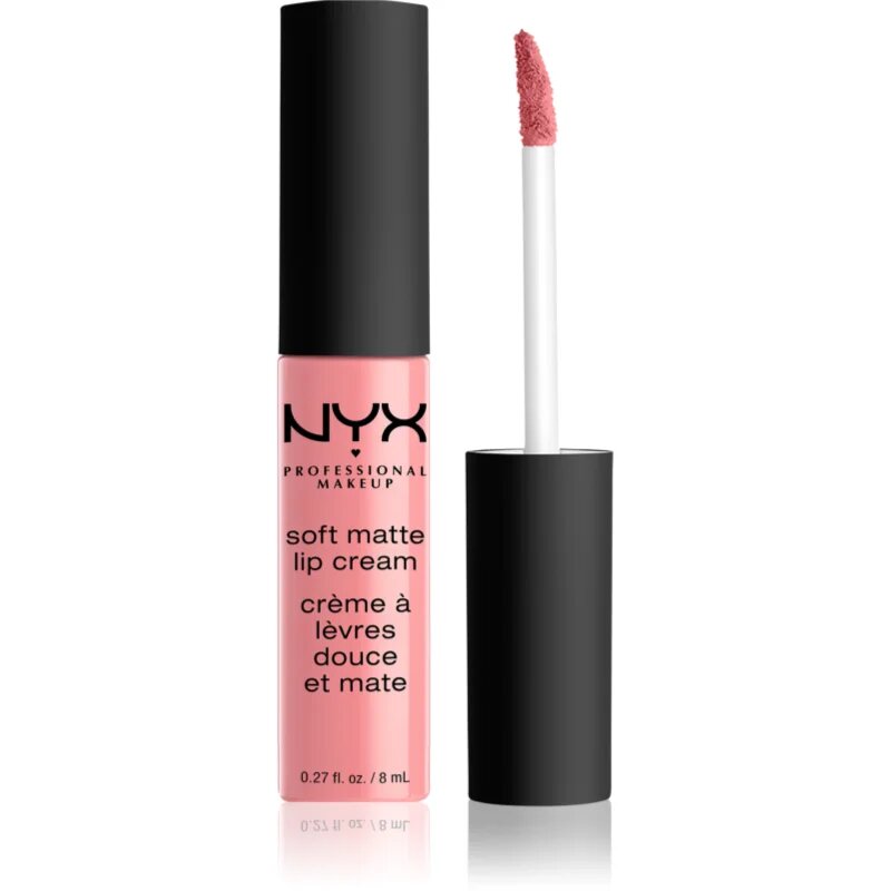 NYX Professional Makeup Soft Matte Lip Cream ruj lichid mat cu textură lejeră culoare 06 Istanbul 8 ml