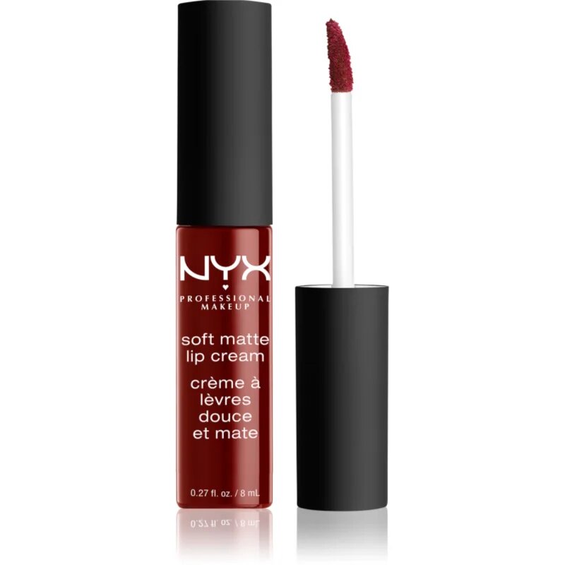 NYX Professional Makeup Soft Matte Lip Cream ruj lichid mat cu textură lejeră culoare 27 Madrid 8 ml