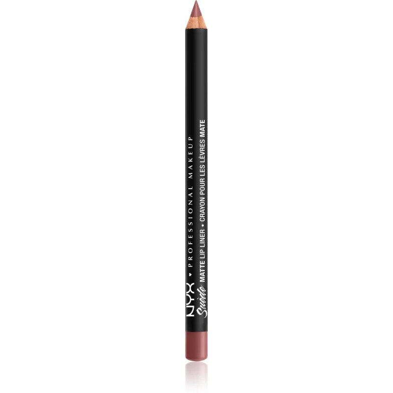 NYX Professional Makeup Suede Matte Lip Liner dermatograf mat de buze culoare 25 Whipped Cavier 1 g