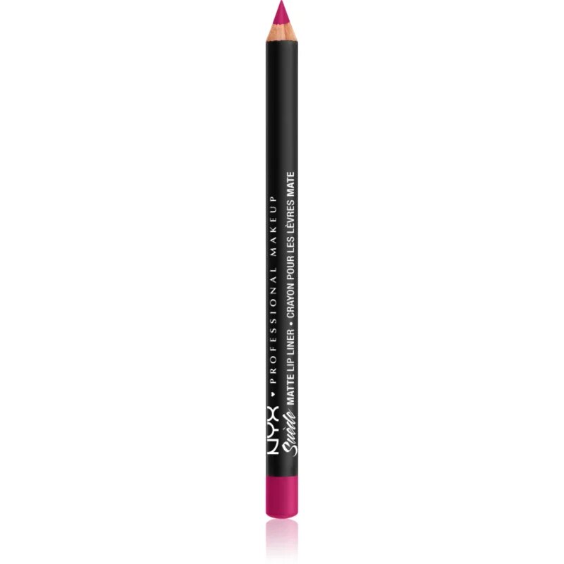 NYX Professional Makeup Suede Matte Lip Liner dermatograf mat de buze culoare 59 Sweet Tooth 1 g