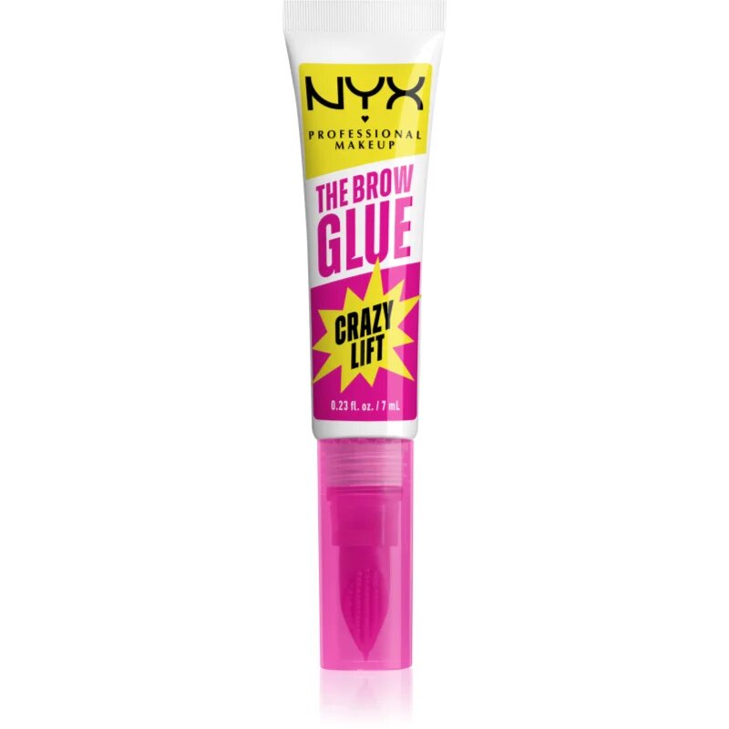 NYX Professional Makeup The Brow Glue Crazy Lift gel de sprancene de lungă durată 7 ml