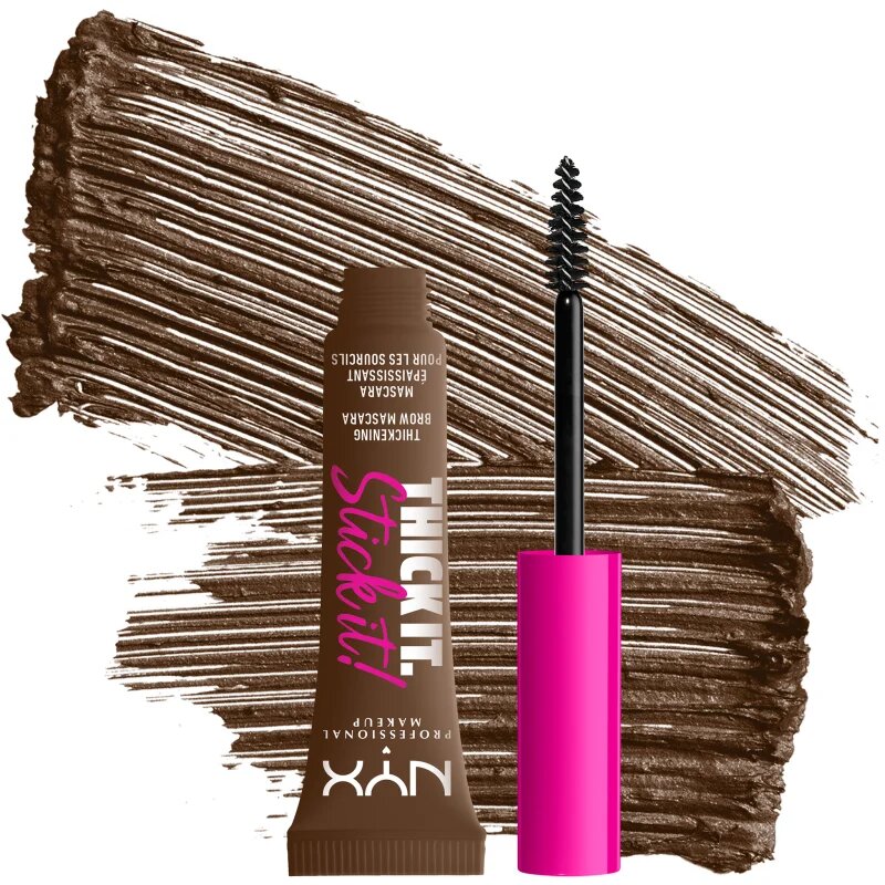 NYX Professional Makeup Thick it Stick It Brow Mascara mascara pentru sprâncene culoare 06 Brunette 7 ml