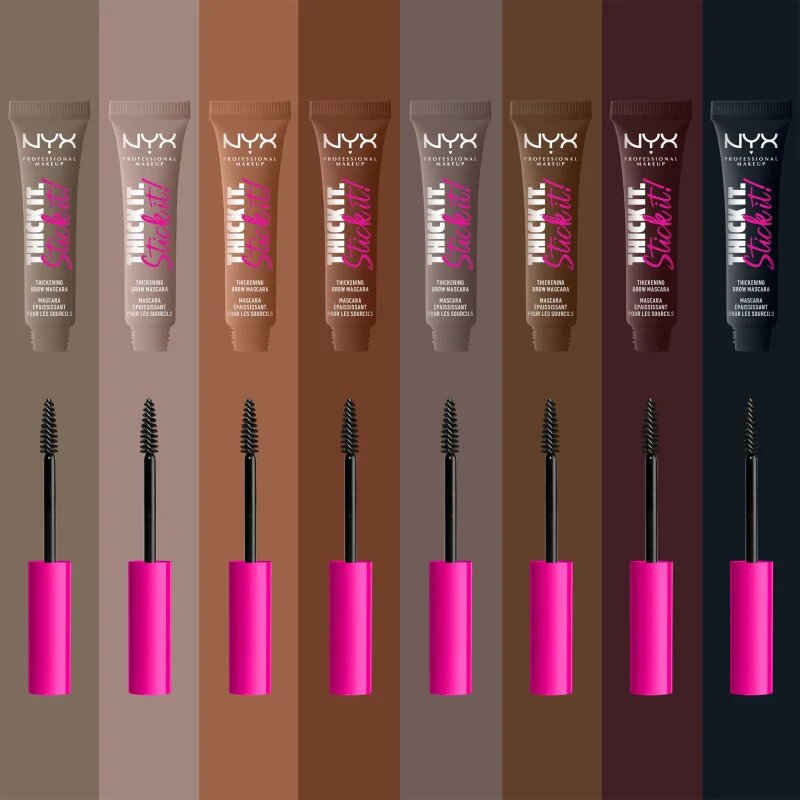 NYX Professional Makeup Thick it Stick It Brow Mascara mascara pentru sprâncene culoare 06 Brunette 7 ml