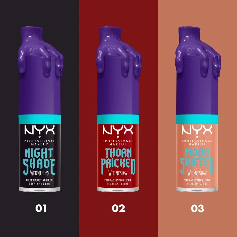 NYX Professional Makeup Wednesday Mystery Lip Oil ulei pentru buze culoare 03 Moon Shifted 4.8 ml
