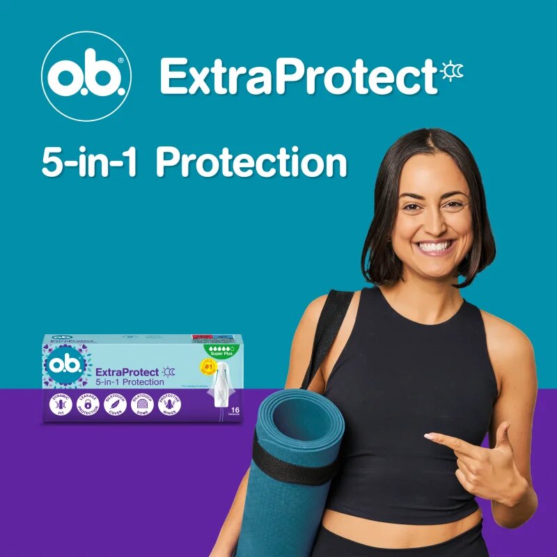 o.b. Extra Protect Super+ tampoane 16 buc