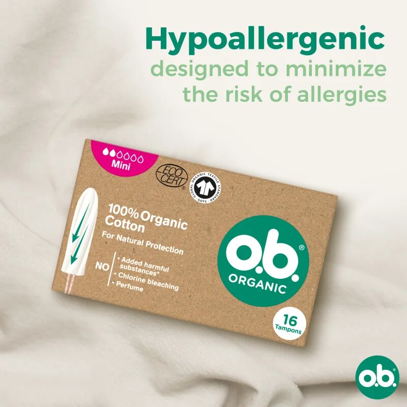 o.b. Organic Mini tampoane 16 buc