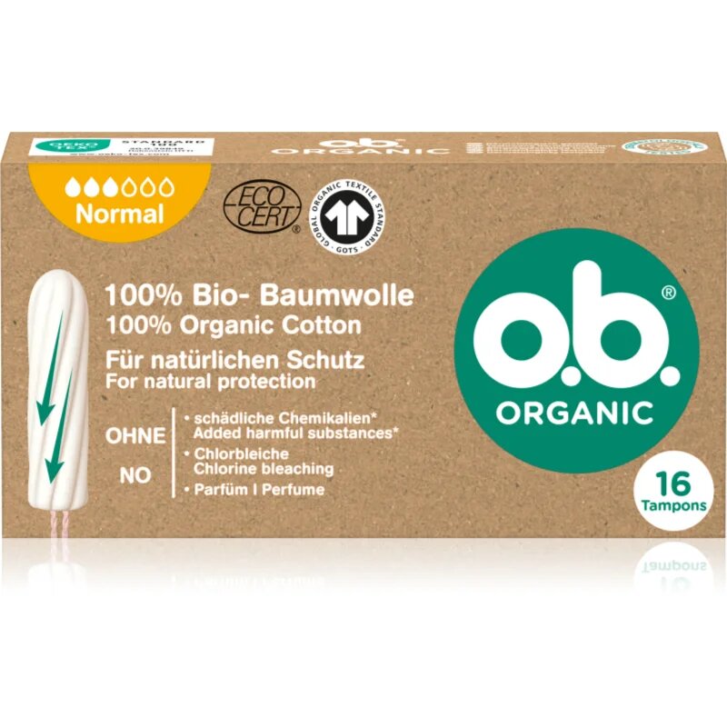 o.b. Organic Normal tampoane 16 buc