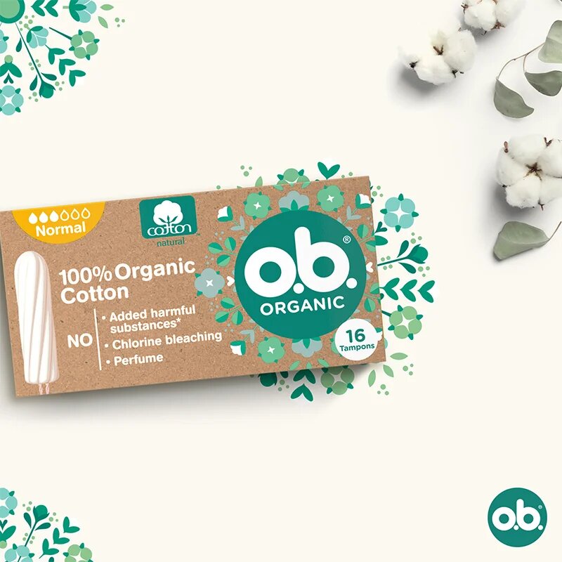 o.b. Organic Normal tampoane 16 buc