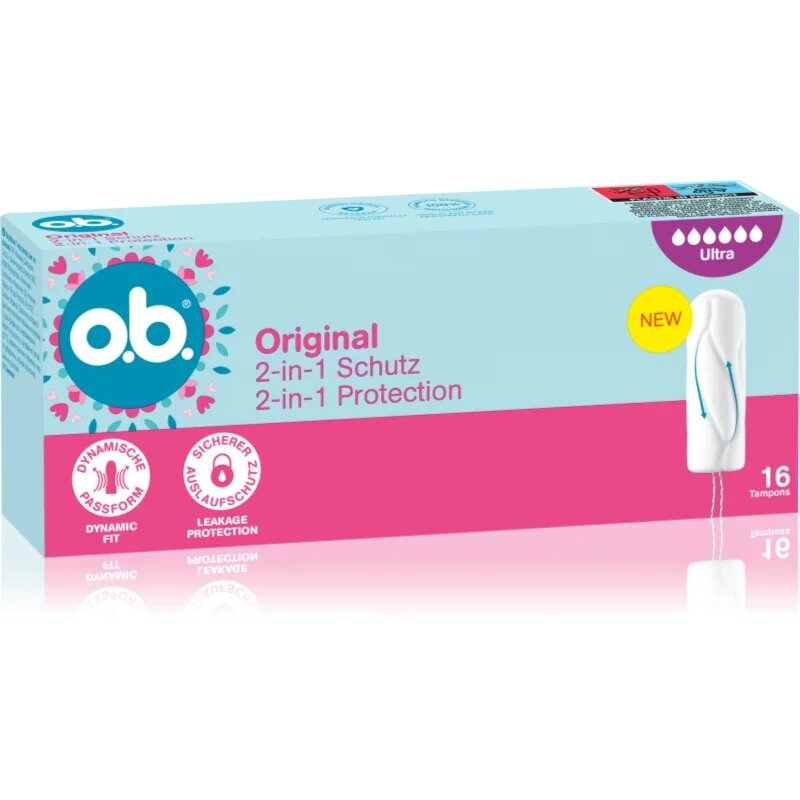 o.b. Original Ultra tampoane 16 buc
